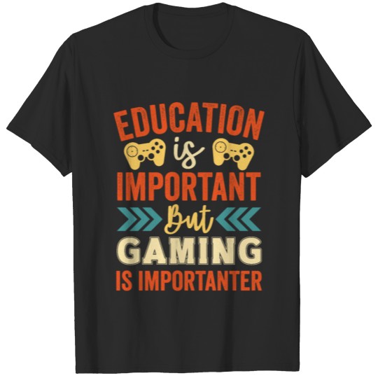 Discover Gaming is Imporatnter Retro Vintage T-shirt