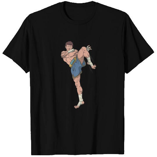 Kickboxer attack with knees T-shirt