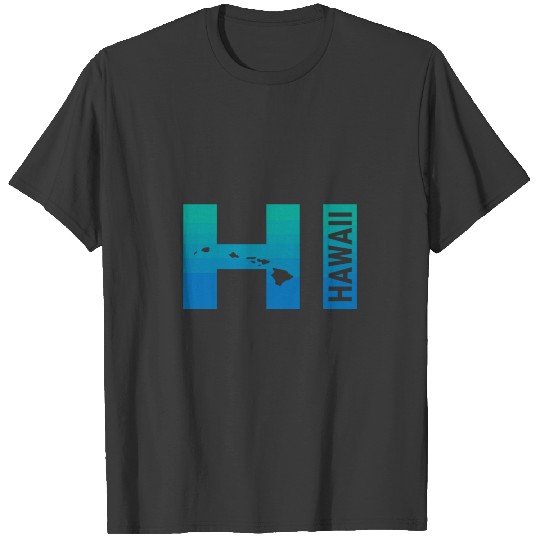 Hi Hawaii Initials Gift Tee T-shirt
