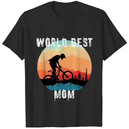 Discover Mom Motorcross Worlds Best Mom Vintage T-shirt