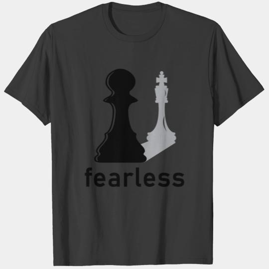 Chess Fearless Chess Club or Board Game Lovers Gif T-shirt