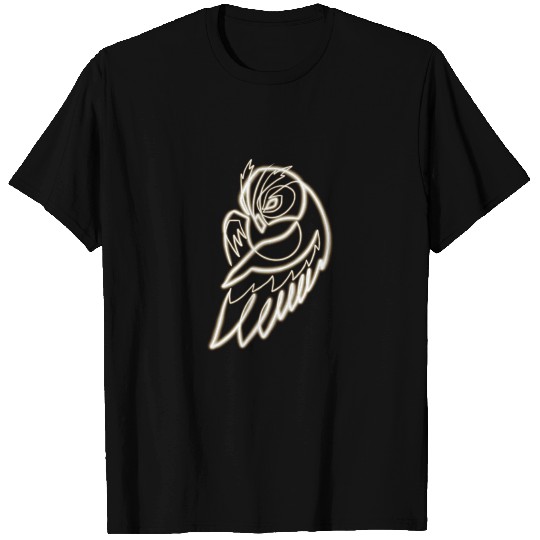 Owl line T-shirt