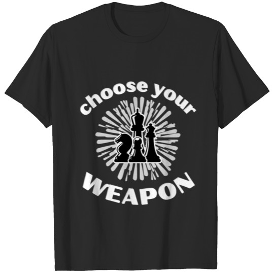 Discover Chess Weapon Chessboard T-shirt