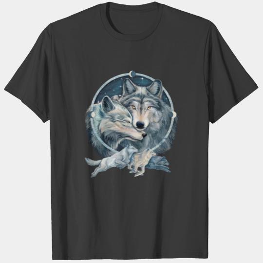 Wolf Love Moon Dreamcatcher T-shirt