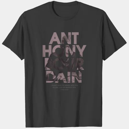 Celebrity Chef Anthony Bourdain T-shirt