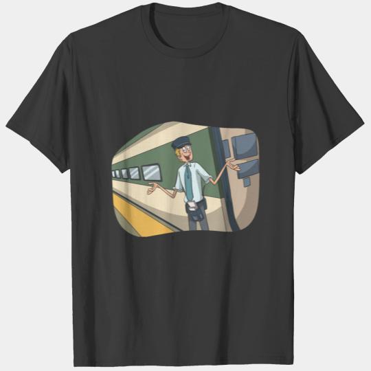 Train driver subway T-shirt