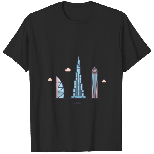 Discover Dubai skyline T-shirt