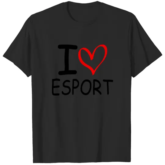 Discover I Love Esport love gaming gamer gift T-shirt