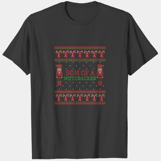 Son of a Nutcracker Elf Hssliche Weihnachtsstrickj T-shirt