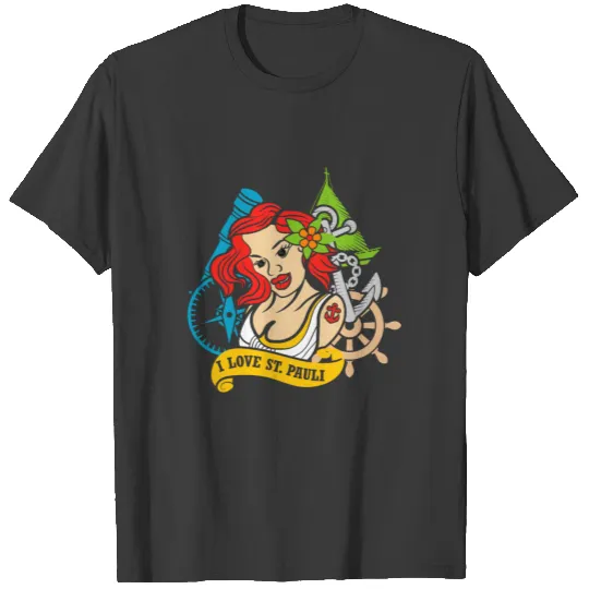 St Pauli Girl Tattoo Sankt Pauli T-shirt