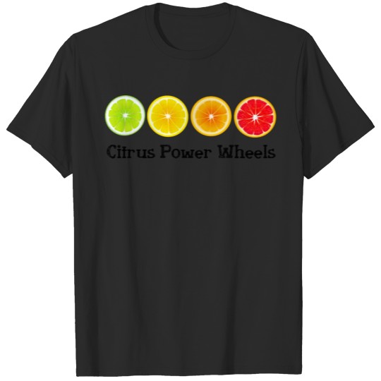 Discover Lime Lemon Orange Vitamin Citrus Wheels of a T-shirt