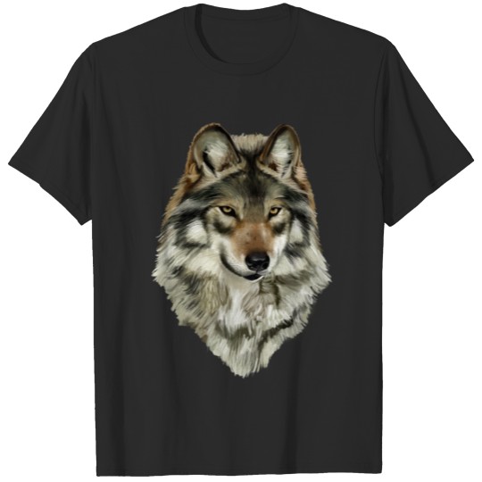 Discover Wolf Fleece Serious Face T-shirt
