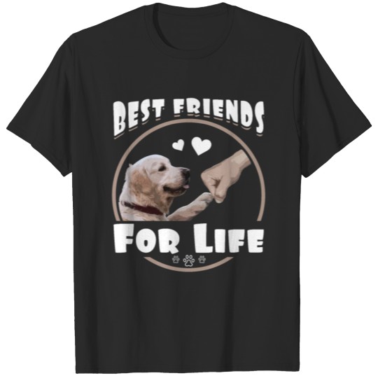 Discover Golden Retriever best friends funny presents T-shirt