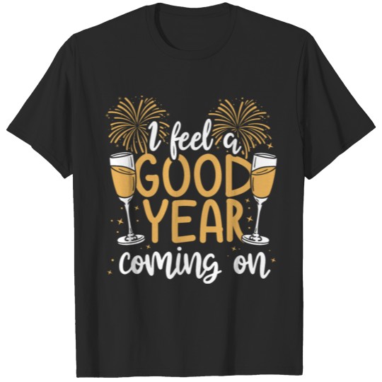 Discover 2021 I Feel Good Year New Year's Day Holiday Cheer T-shirt