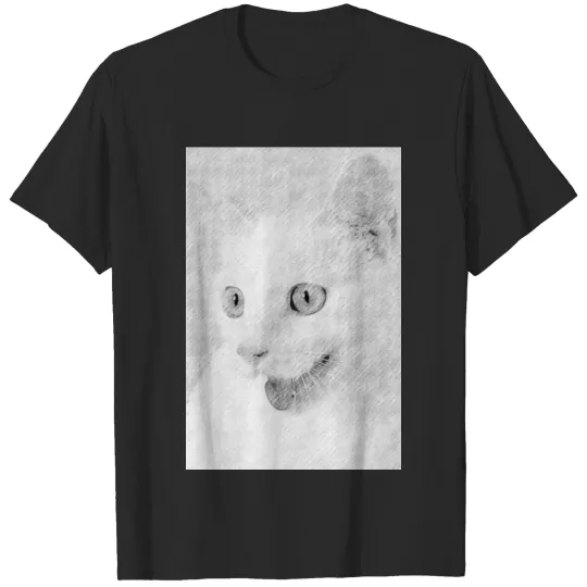 Discover Cat snow white T-shirt