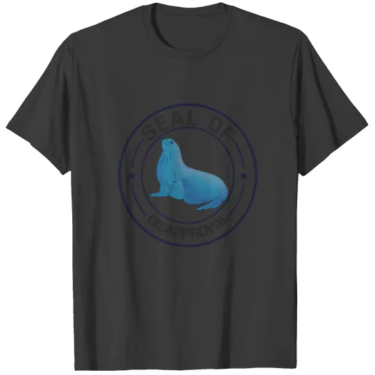 Seal of disapproval, cute animal motif T-shirt