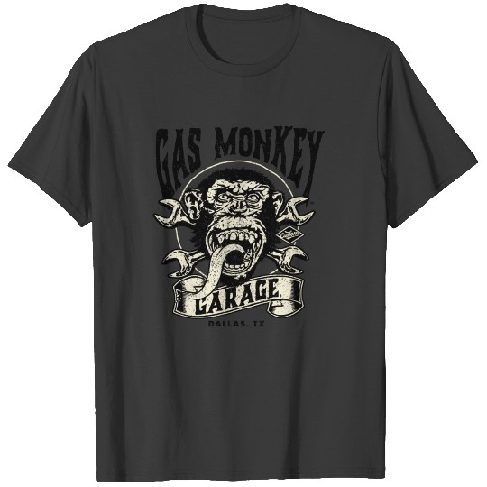 Gas Monkey Garage Wrench Cross Logo T-shirt
