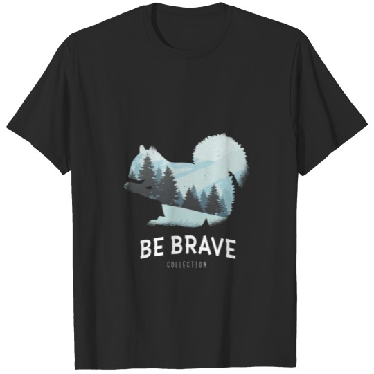 Discover Squirrel - Be Brave T-shirt
