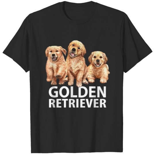 Discover Golden Retriever Puppy Dog Gift Idea T-shirt