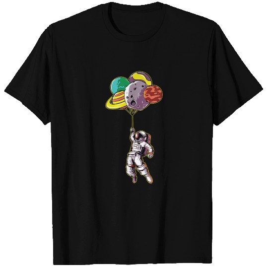 Astronauts fly into Space T-shirt