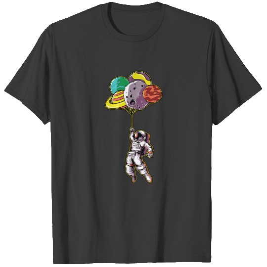 Astronauts fly into Space T-shirt