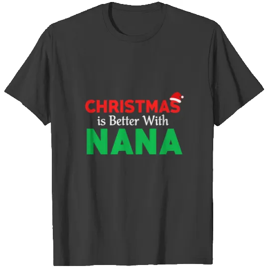 Nana Claus Santa Christmas Matching Family Pajama T-shirt