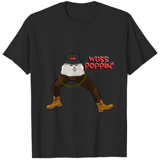 Discover Wuss Poppin Cat T-shirt
