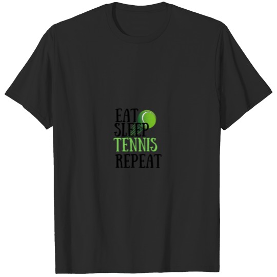 Discover Eat Sleep Tennis Repeat T-shirt
