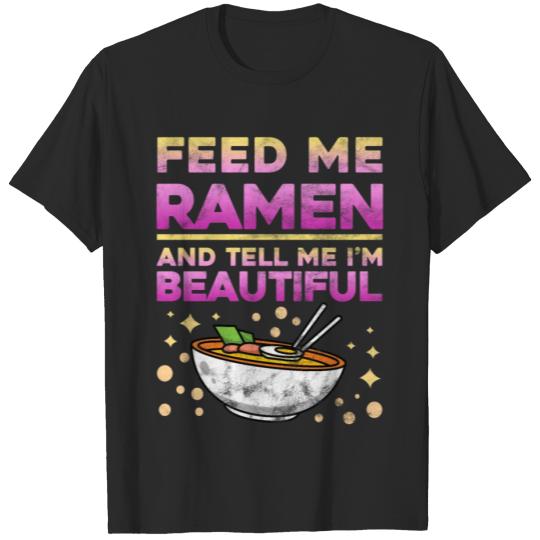 Discover Anime Food Kawaii Tshirt for a Ramen Fan T-shirt