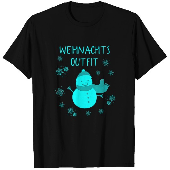 Christmas Outfit Snowman Slogan funny T-shirt