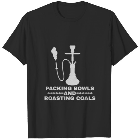Discover Hookah Shisha Packing Bowls Roasting Coals Premium T-shirt