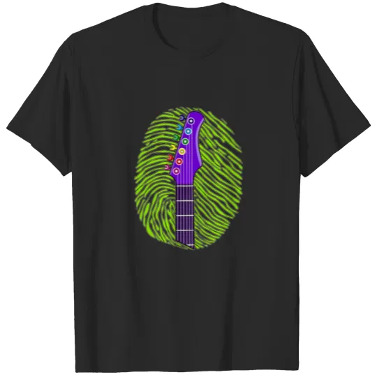 Discover 187 Guitar Fingerprint T-shirt