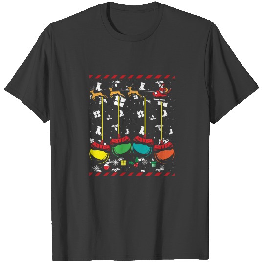 Santa Claus And Christmas Balls Winter T-shirt