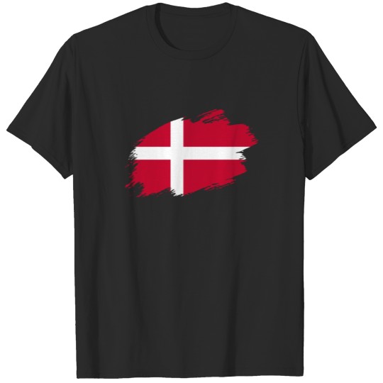 Discover Denmark danish flag banner T-shirt