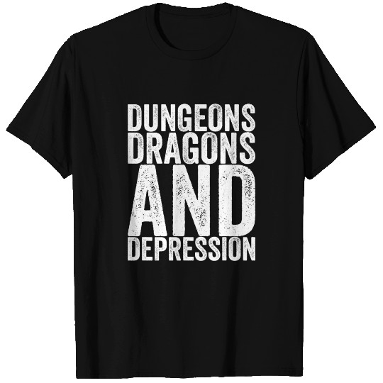 Dungeons Dragons And Depression T-shirt