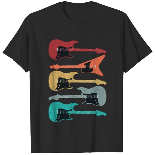 Discover Guitar Shirt. Retro Style, Gift For Guitarist T-shirt
