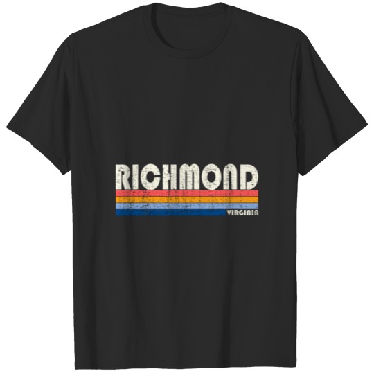 Vintage 70S 80S Style Richmond Va Hoodie T-shirt