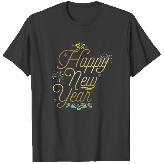 Happy New Year Fireworks Eve NYE T-shirt