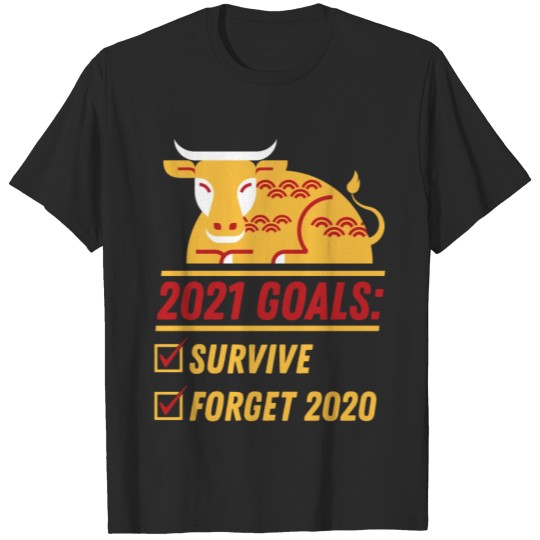 Discover Happy New Year Resolution 2021 Goals Survive Eve N T-shirt