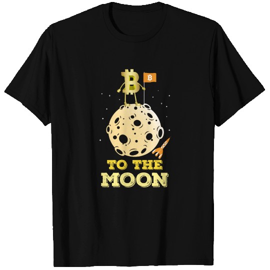To The Moon - Bitcoin Design T-shirt