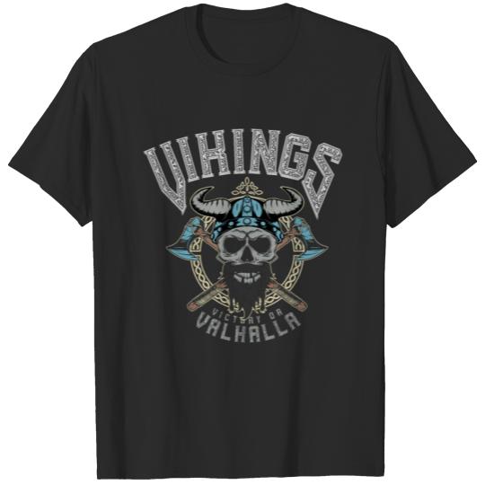 Discover Vikings Victory Or Valhalla T-shirt