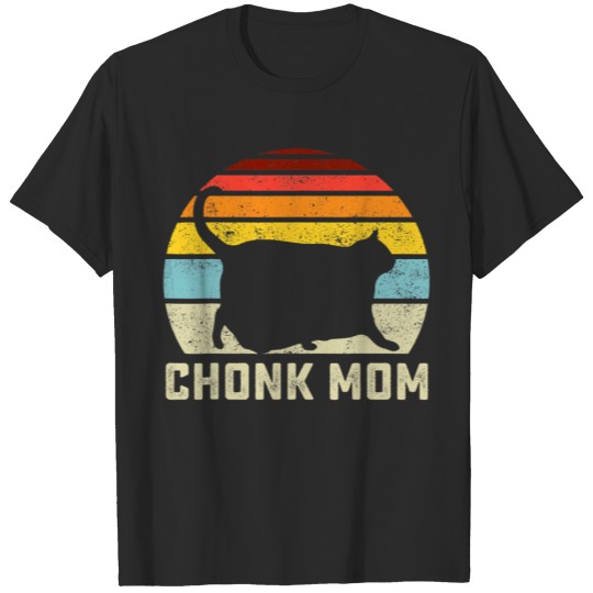 Chonk Cat Mom Scale Meme T-shirt