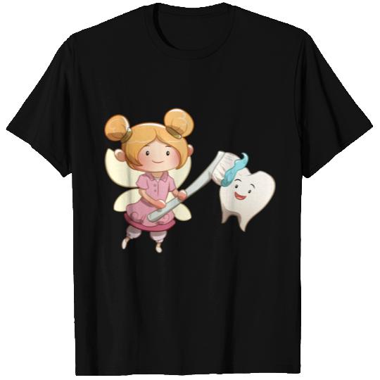 Tooth Fairy Fairy Brushing Tooth T-shirt