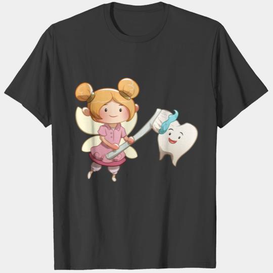Tooth Fairy Fairy Brushing Tooth T-shirt