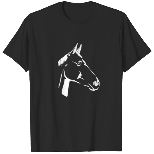 Discover Horse Silhouette Animal Horse Lover Gift T-shirt