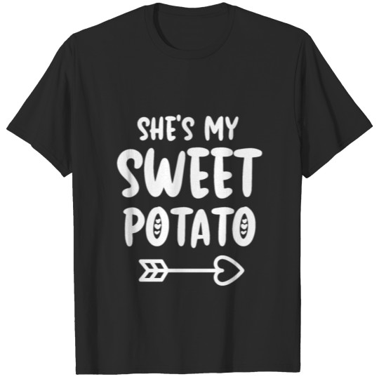 Discover She's My Sweet Potato Valentines Matching Couple T-shirt