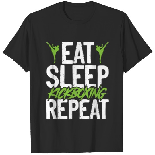 Discover Eat Sleep Kickboxing Repeat T-shirt