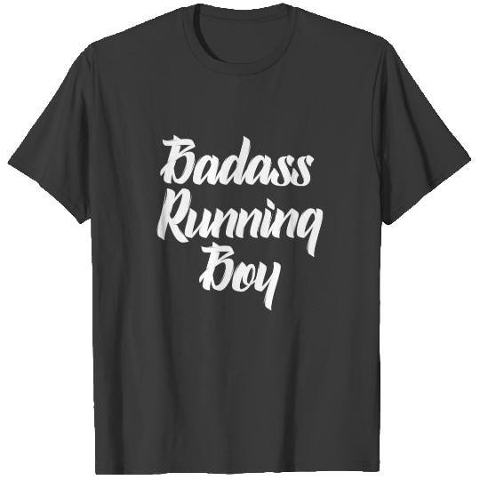 Discover badass running boy T-shirt