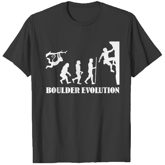 Boulder Evolution Mountaineering Sports Adventure T-shirt