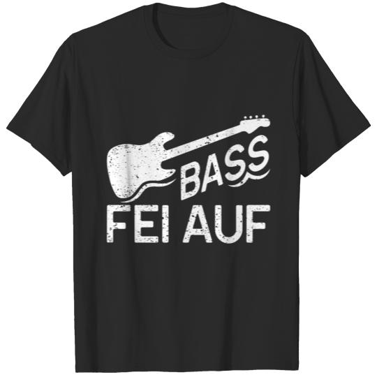 Discover Bass fei on guitar music gift note T-shirt